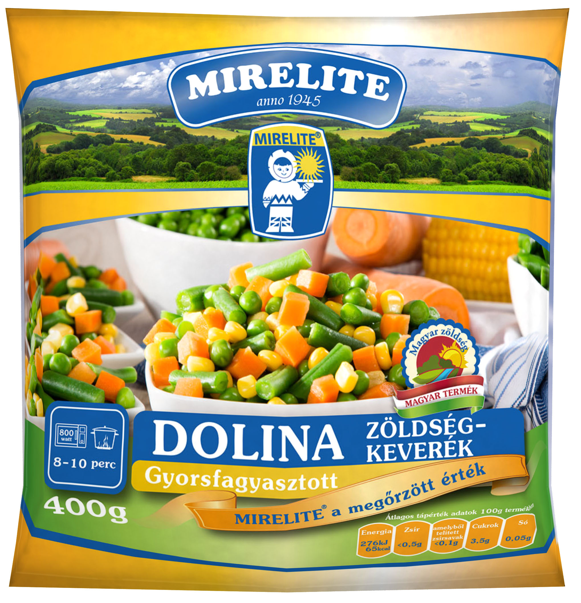 MIRELITE Dolina zöldségkeverék 400 g